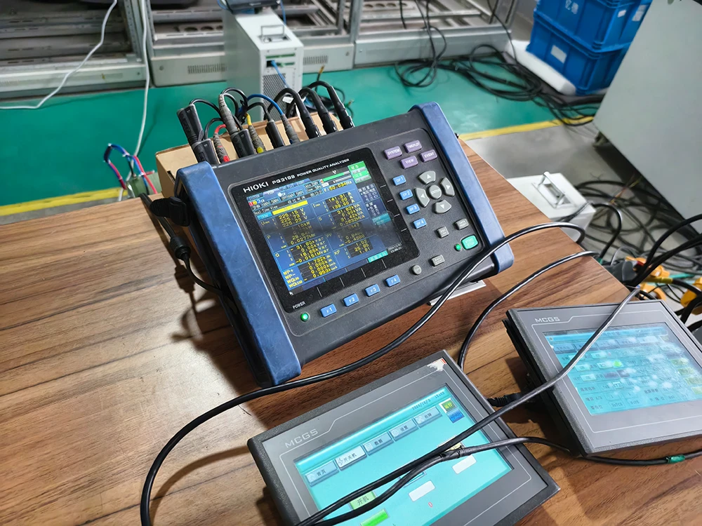 HIOKI power quality analyzer used in the YIDEK laboratory