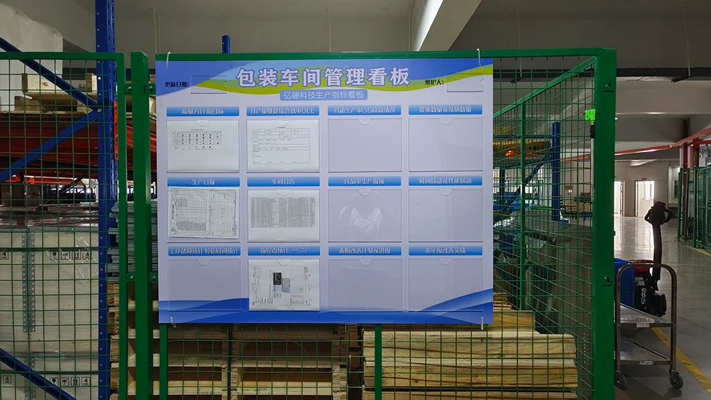 Power quality products organized in warehouse