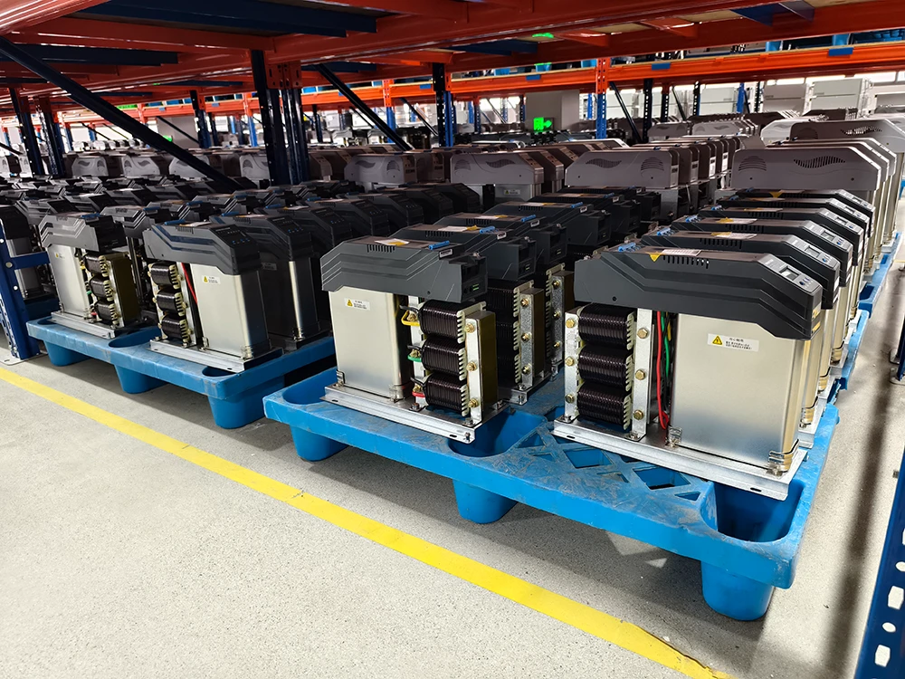 Warehouse staging for power quality equipment