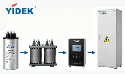 What is a power capacitor, and how does it correct power factor?